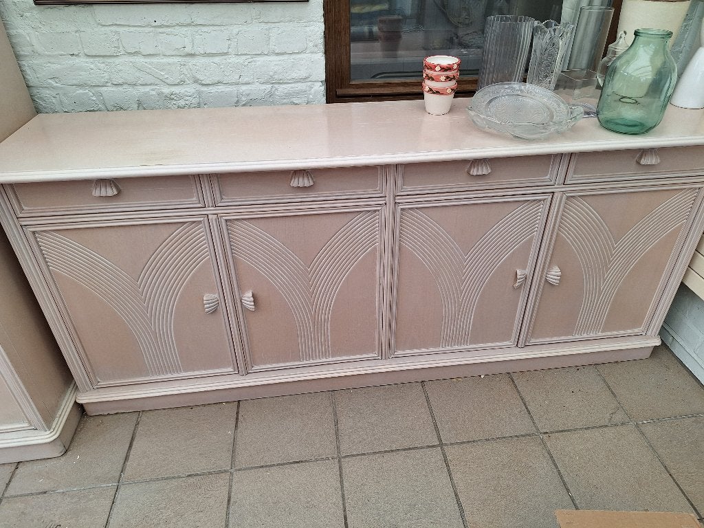 Dressoir, Huis en Inrichting, Ophalen, Gebruikt, 150 tot 200 cm, Teakhout