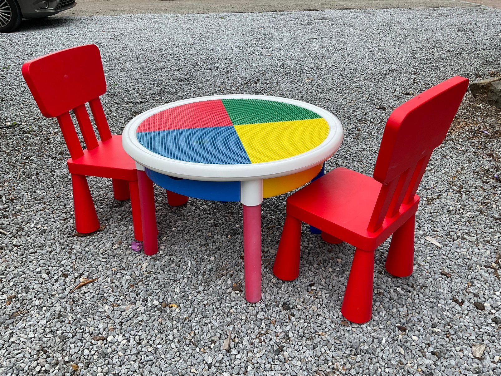 Tafel met stoeltjes, Ophalen, Gebruikt