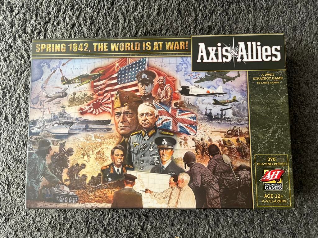 Axis et Alliés, printemps 1942, Trois ou quatre joueurs, Enlèvement ou Envoi, Neuf