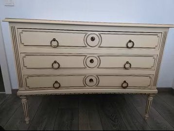 Louis XVI‑stijl (laat 18e eeuw) - 3-ladenkast, Antiek en Kunst, Ophalen