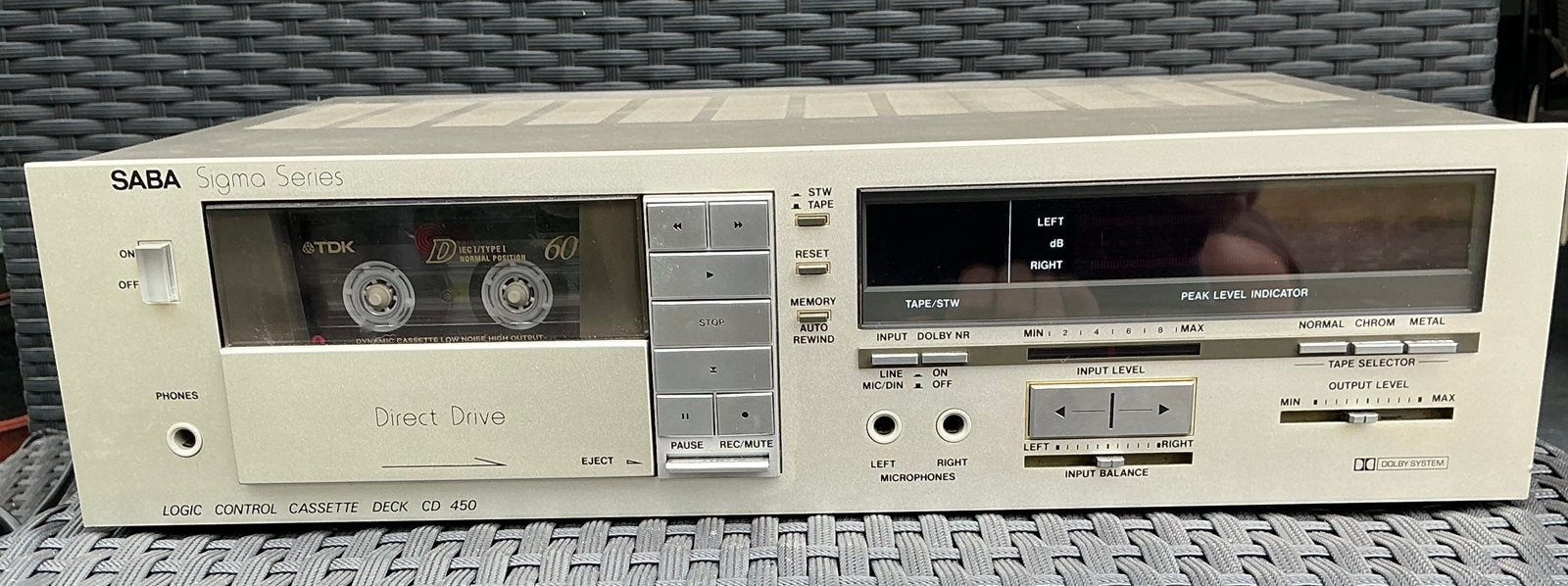 Saba high end cassettedeck CD-450, Audio, Tv en Foto, Radio's, Ophalen of Verzenden, Zo goed als nieuw