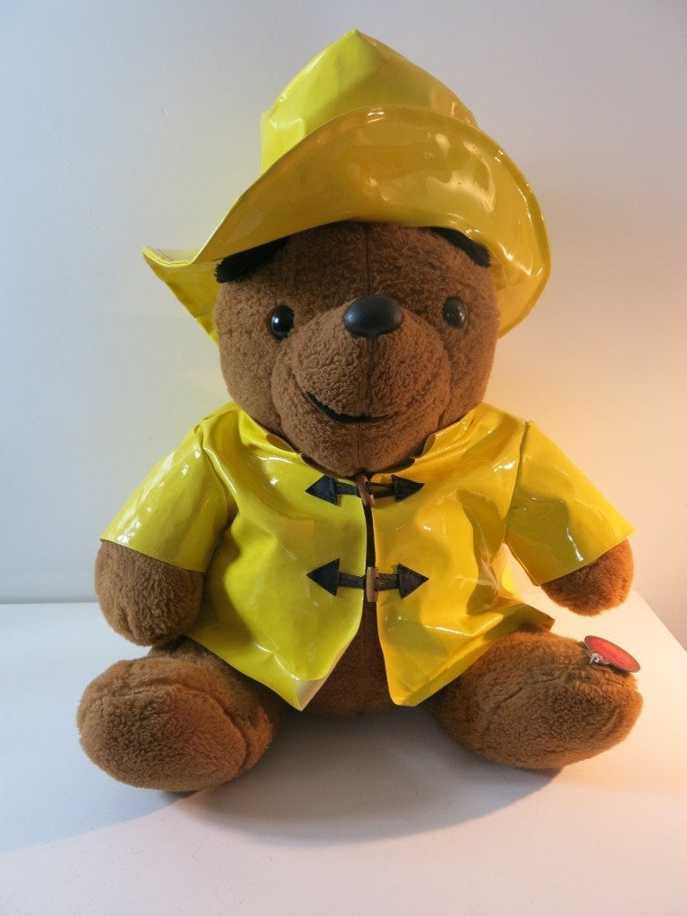 Grote Paddington beer gele regenjas, Ophalen of Verzenden, Gebruikt
