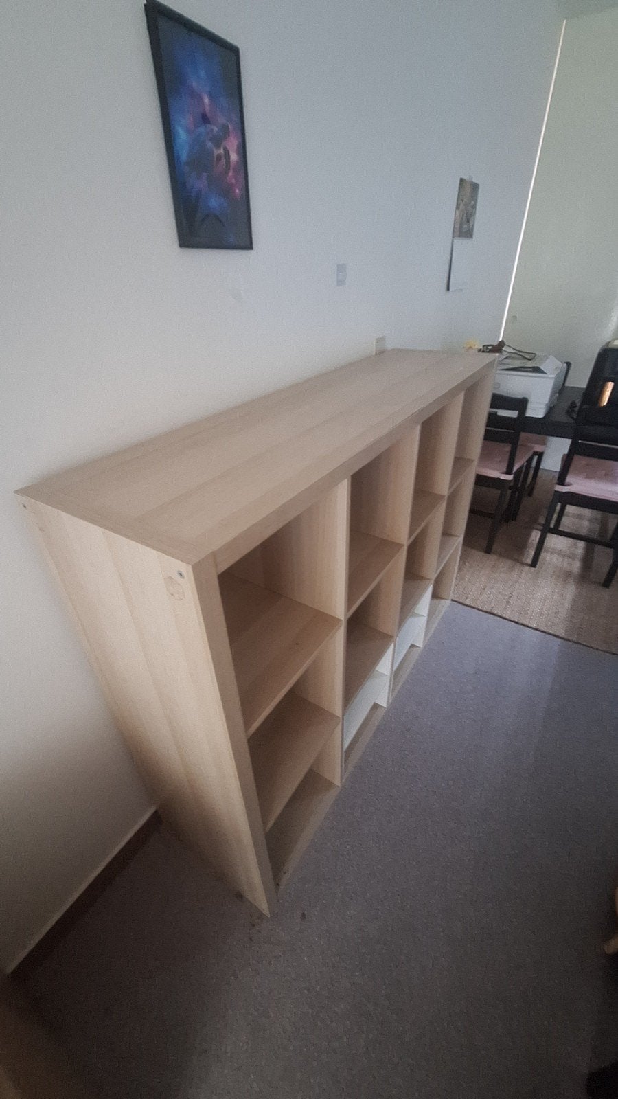 Ikea kallax kast 3x4 (112cmx147cm), Ophalen, Gebruikt, 25 tot 50 cm