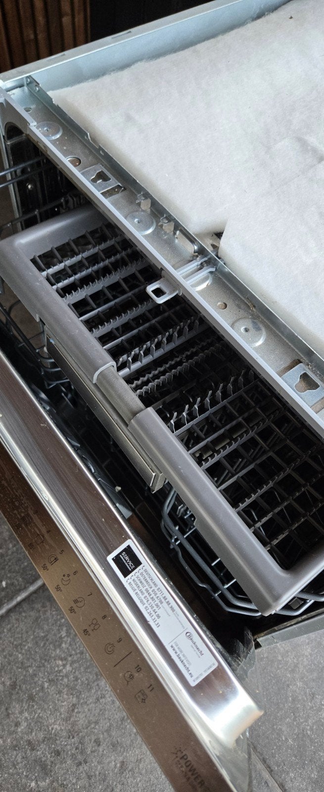 Inbouw vaatwasser Bauknecht, Electroménager, Lave-vaisselle, Enlèvement, Encastré
