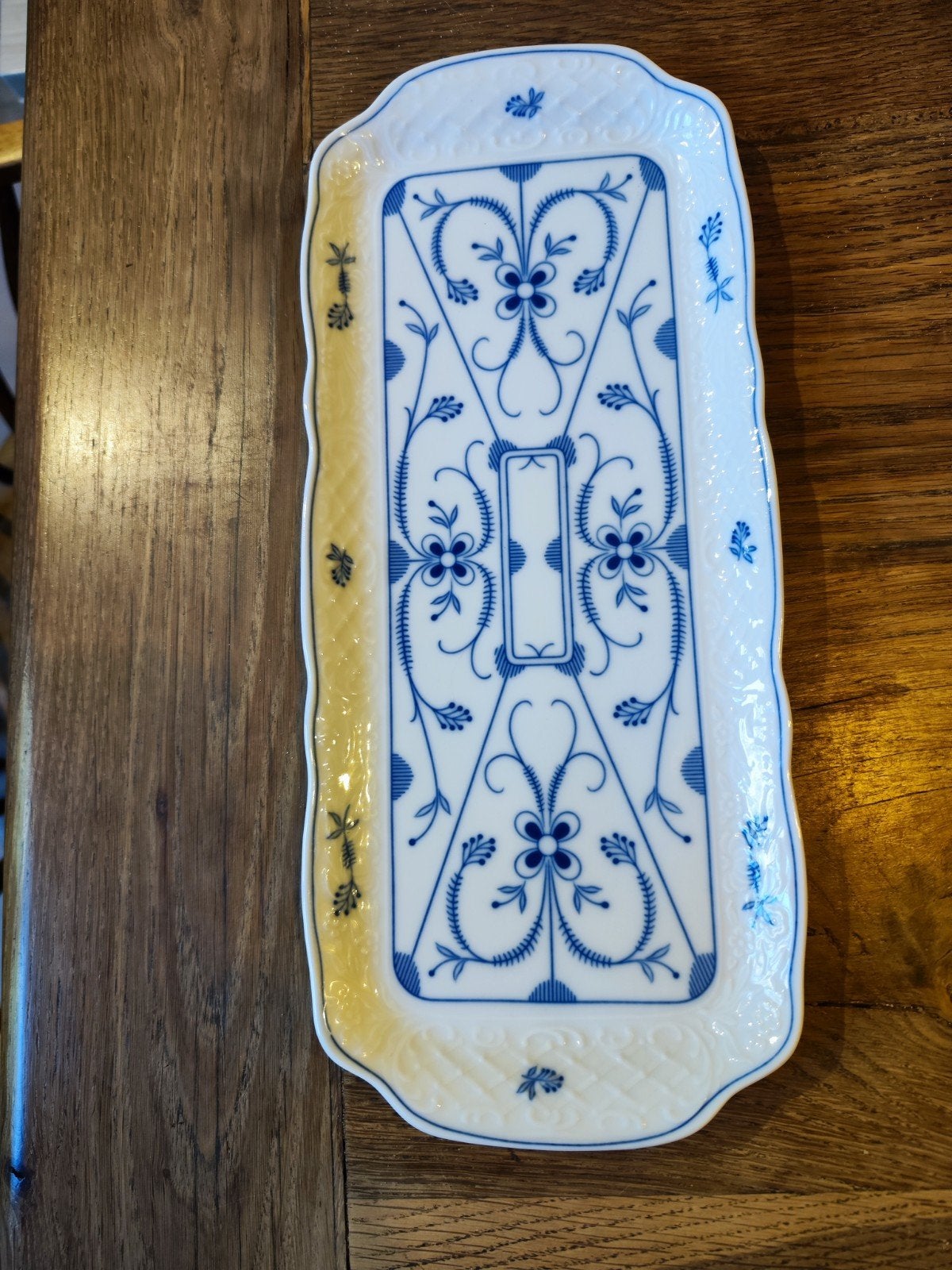 Vintage serveerschaal, Antiek en Kunst, Ophalen