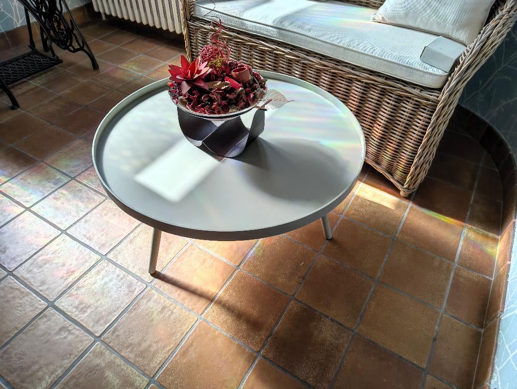 table basse H35 x D75 cm, Huis en Inrichting, Tafels | Salontafels, Ophalen, Overige materialen, Gebruikt, 50 tot 100 cm
