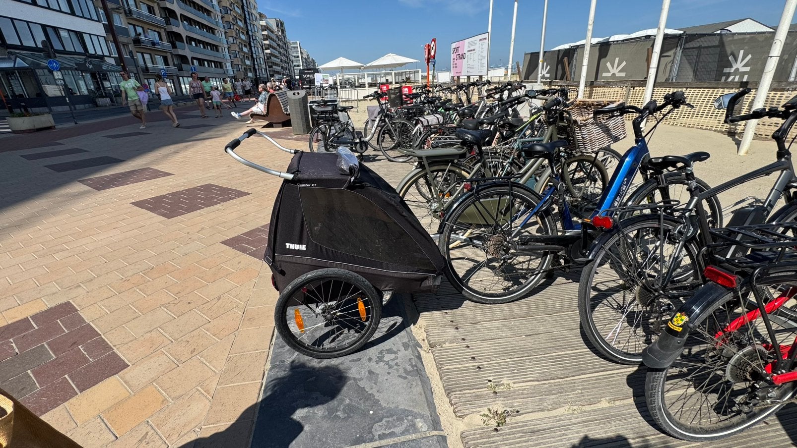 Thule fietskar coaster xt, Fietsen en Brommers, Ophalen, Zo goed als nieuw