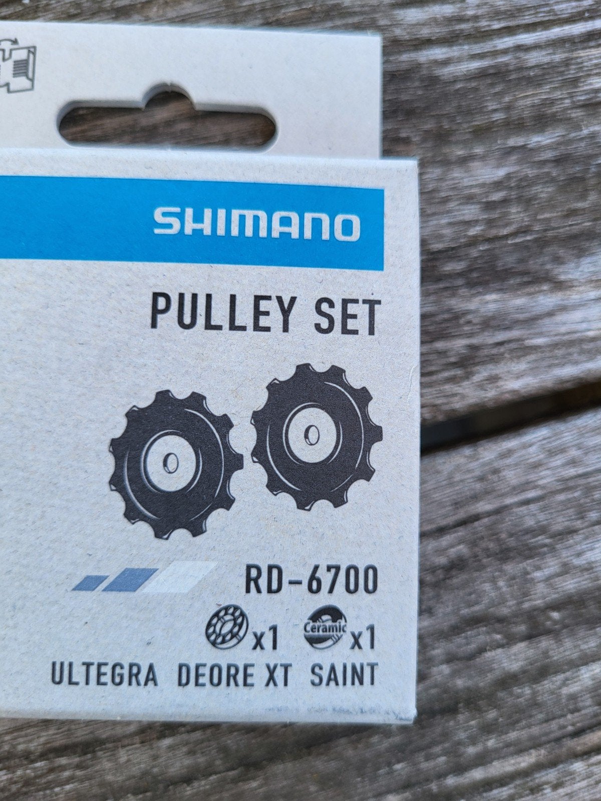 Shimano 10 speed derailleurwieltjes RD-6700 voor Ultegra, XT, Ophalen