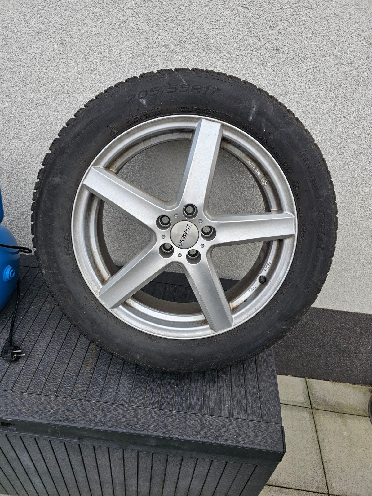 Winterbanden op velgen, Ophalen, Winterbanden, Velg(en)