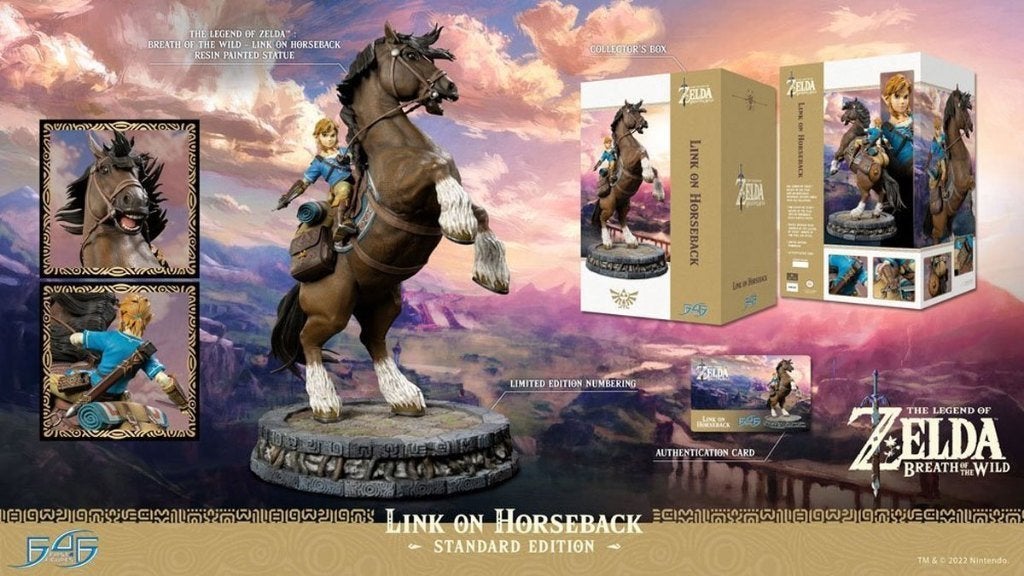 Zelda Breath of the Wild Link on Horseback First4Figures, Verzamelen, Ophalen, Nieuw