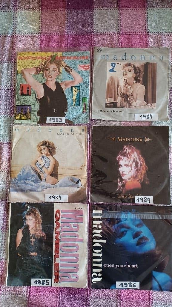 vinyl singles Madonna, Ophalen of Verzenden, Gebruikt