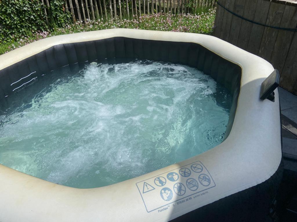 Intex pure spa jet & bubble deluxe jacuzzi 6 personen, Jardin & Terrasse, Bains à remous et Spas, Enlèvement, Comme neuf, Tapis de sol