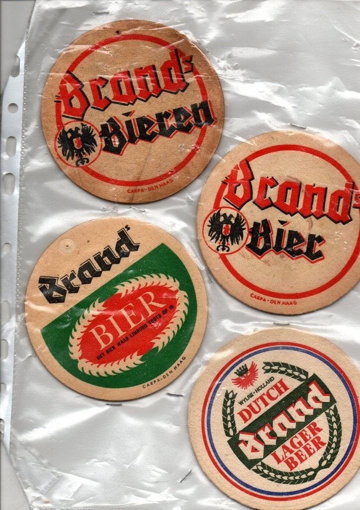 DESSOUS DE VERRE À BIÈRE DE MARQUE ANCIENNE, Enlèvement ou Envoi, Comme neuf, Sous-bock, Brand