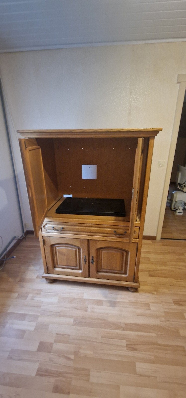 Houten tv-meubel, Ophalen, Gebruikt, Ancien