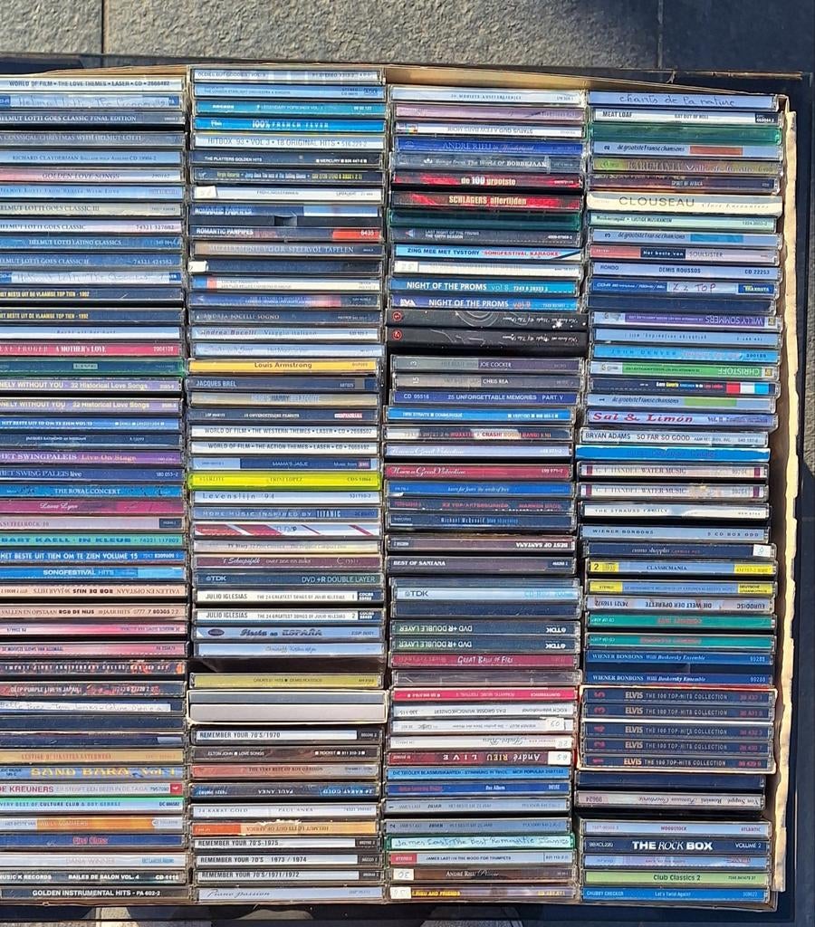 350 DVD + 343 CD + 46 CASSETTES + 4 VIDÉOS EN PARFAIT ÉTAT, CD & DVD, CD | Compilations, Enlèvement