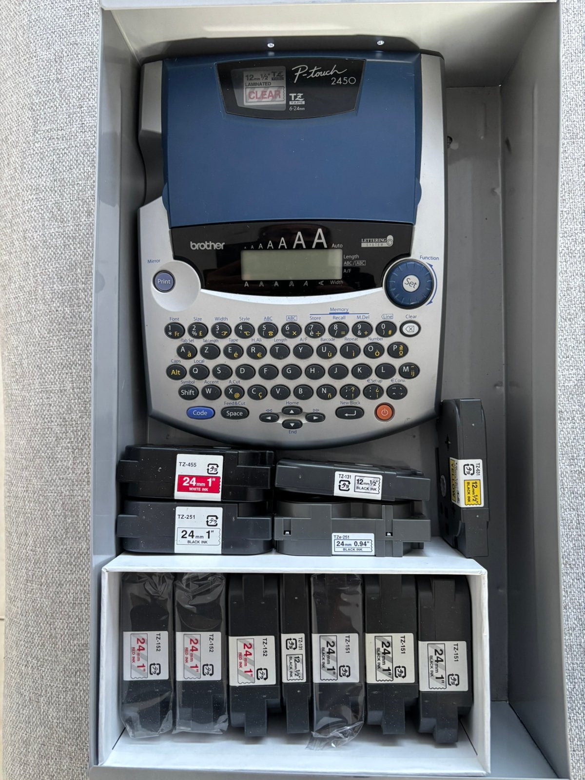 Brother P-touch lettering system, Computers en Software, Ophalen, Gebruikt