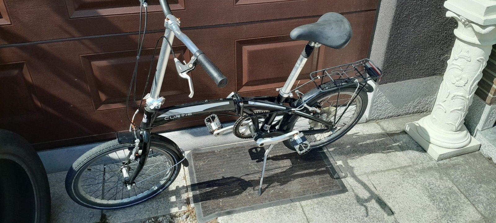 Opvouwfiets curtis, Vélos & Vélomoteurs, Vélos | Tandems, Frein sur jante, Pliable, Moins de 10 vitesses, Comme neuf