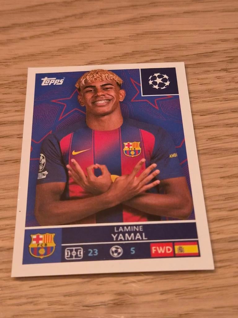 TOPPS CL 2025-2026 LAMINE YAMAL NR 194, Ophalen