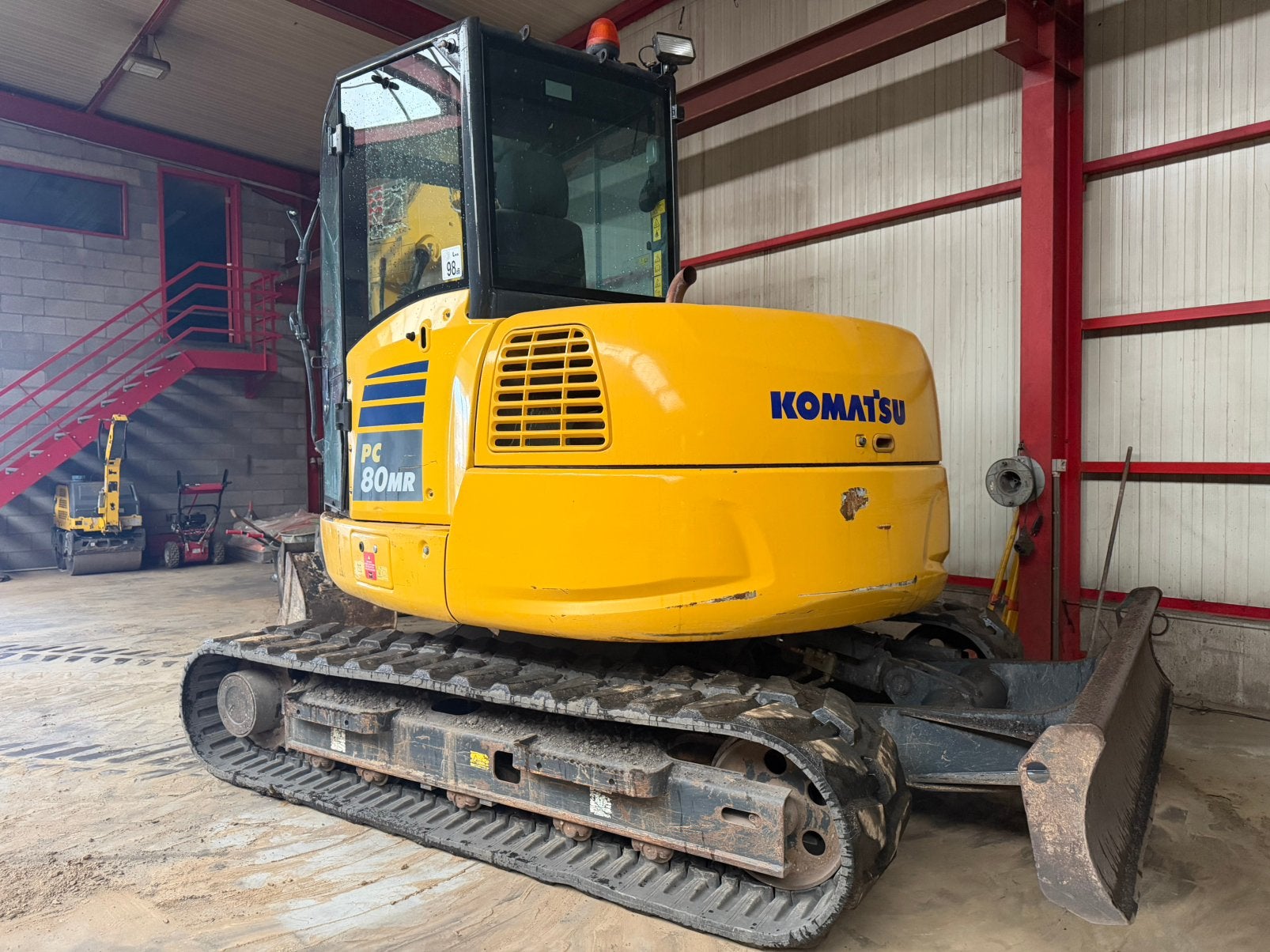 Komatsu pc80 2019, Zakelijke goederen, Machines en Bouw | Kranen en Graafmachines, Ophalen