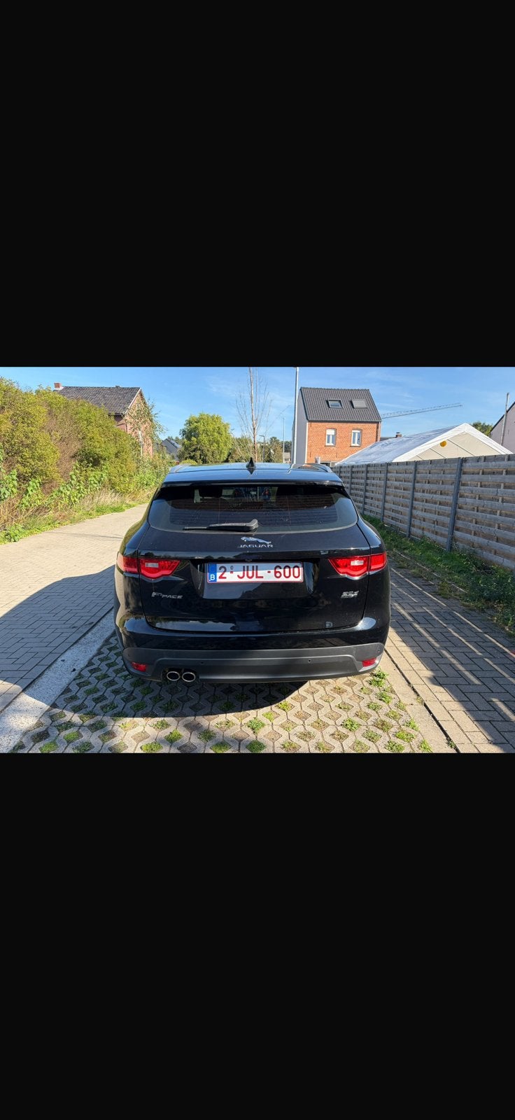 Jaguar f pace 2.0d, Auto's, Automaat, 4 cilinders, Zwart, Leder