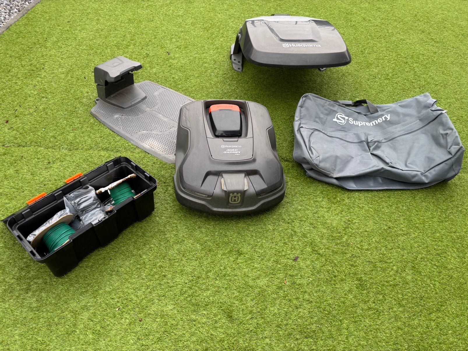 Husqvarna grasrobot 315x met upgrades, Tuin en Terras, Ophalen, Gebruikt