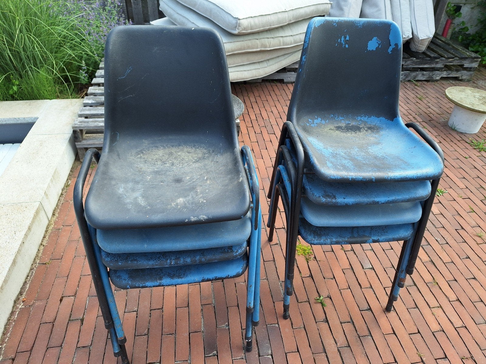 Gratis stoelen - 8 stuks., Ophalen