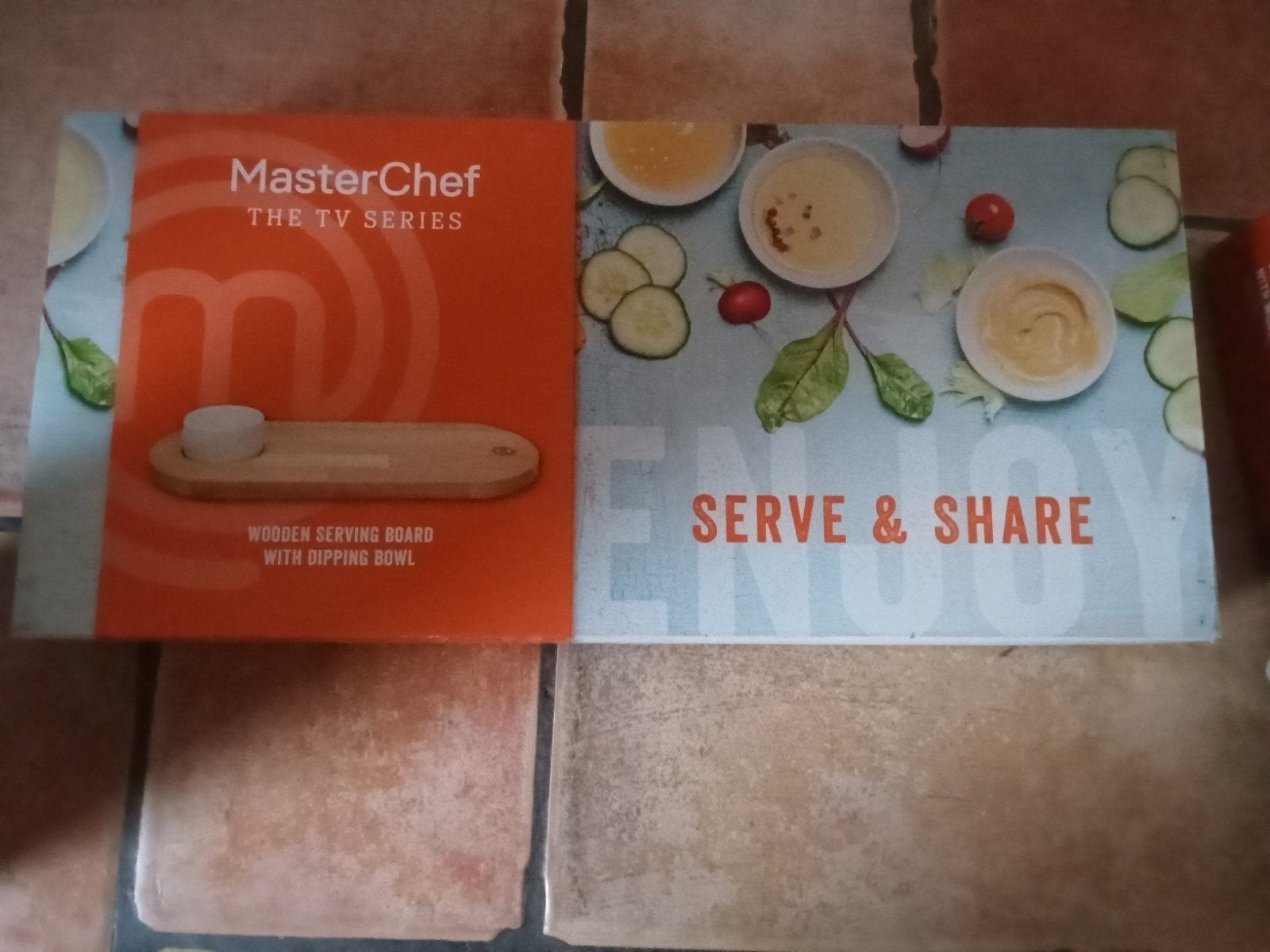 aperitief schaaltjes, Ophalen