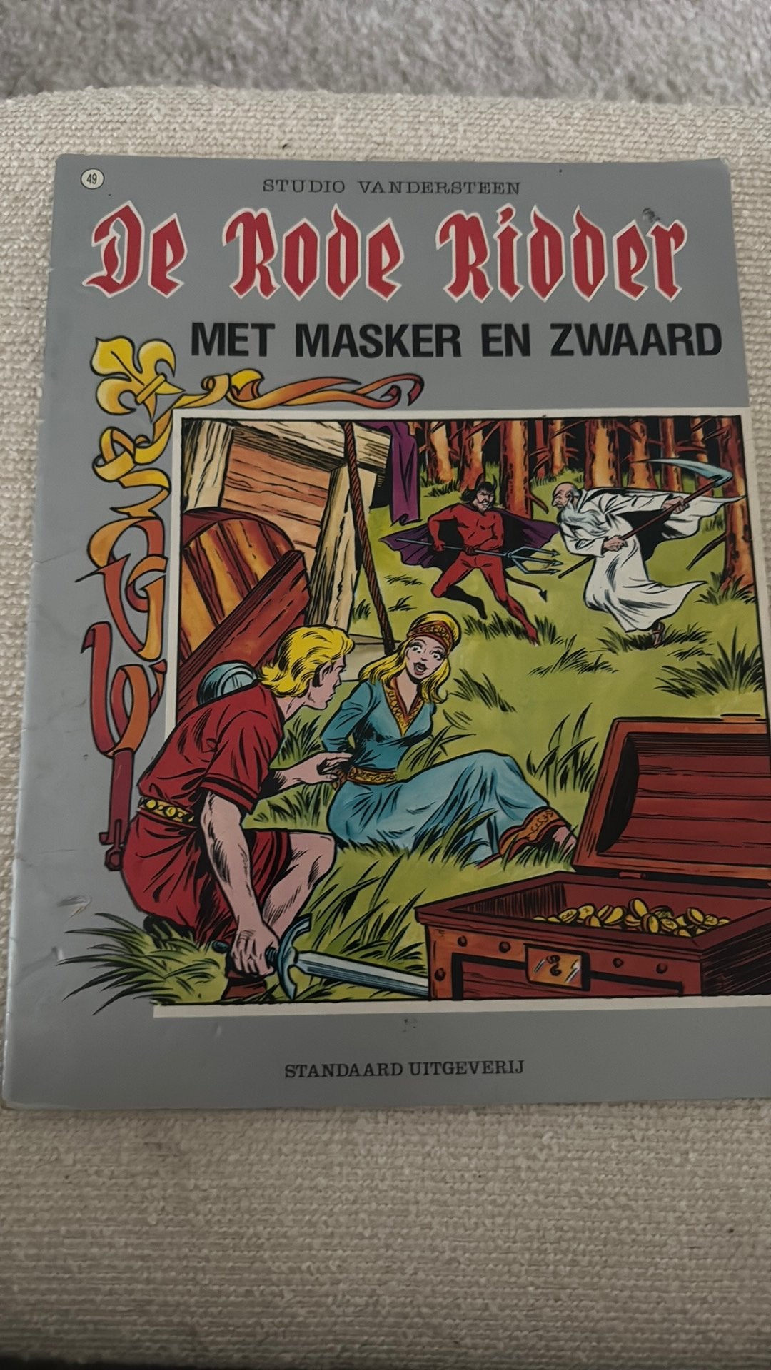 Met masker en zwaard, Enlèvement, Comme neuf