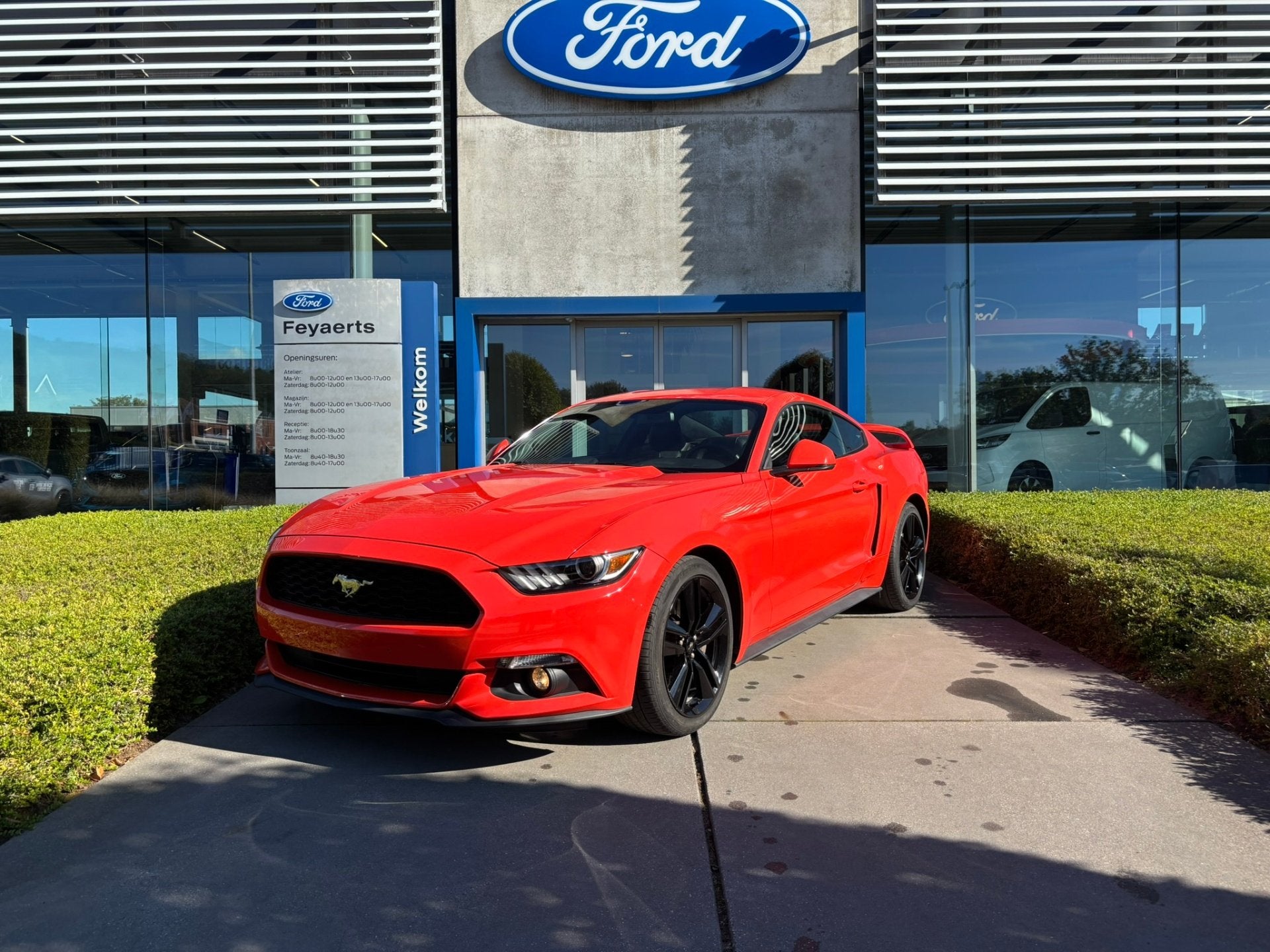 Ford Mustang 2.3 EcoBoost Manueel| Shaker | 61.239 km, Auto's, https://public.car-pass.be/vhr/071b155a-a0ce-4df0-a8ff-1cc3fea506a7