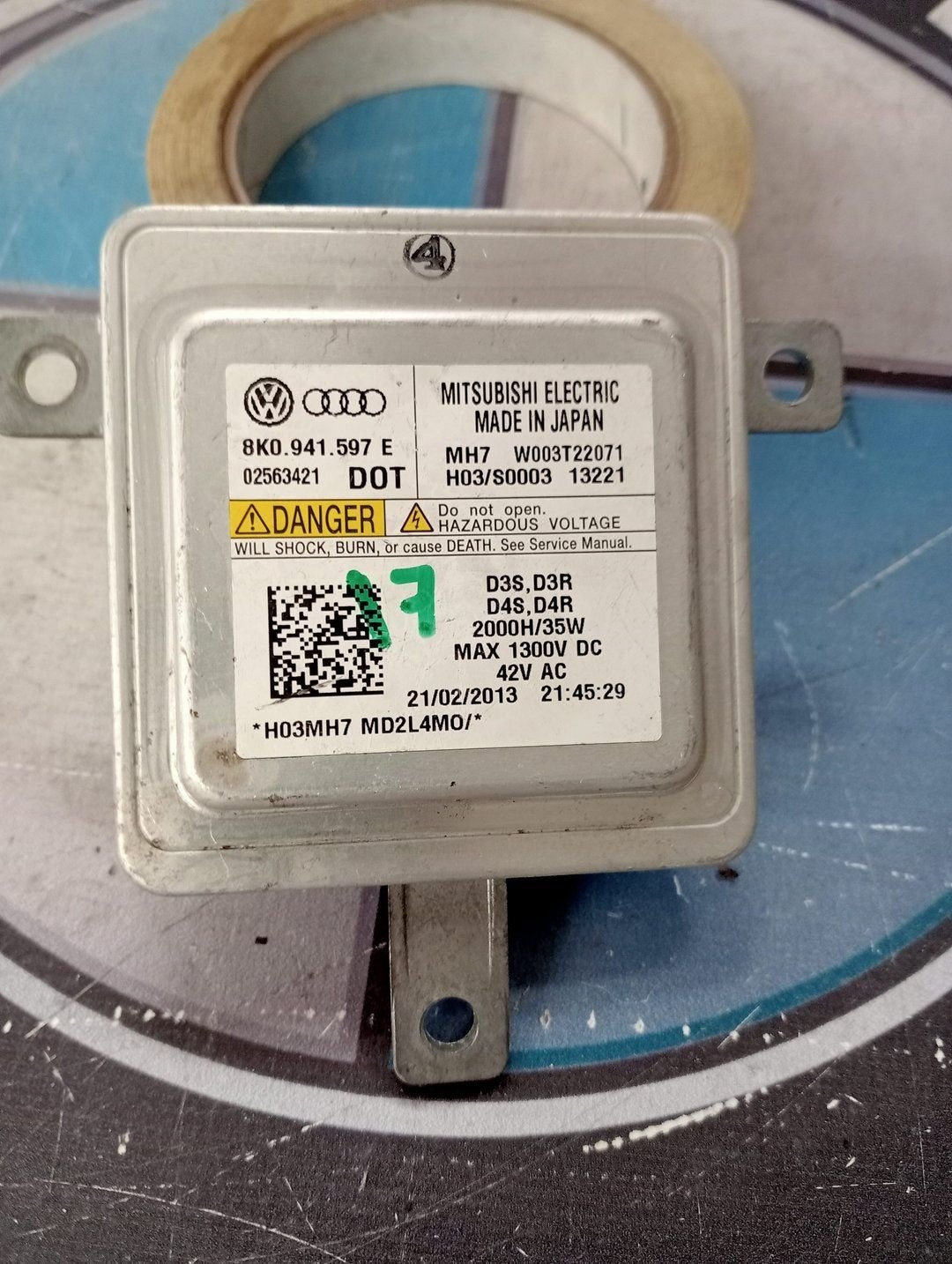 Mitsubishi Ballast 8k0941597e - 8k0 941 597e - W003T22071, Gebruikt, -, -, Ophalen of Verzenden
