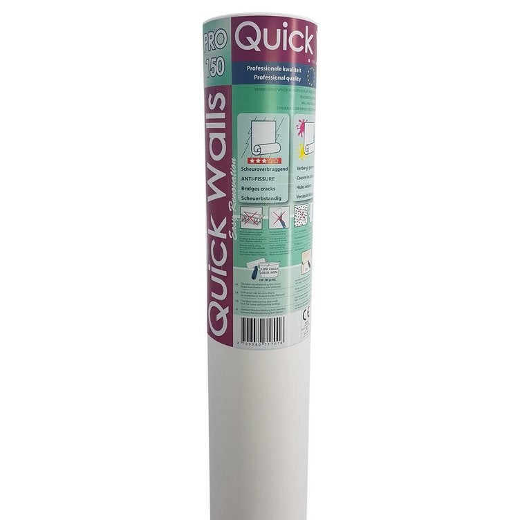 Quickwalls voile de rénovation - 3 Rouleaux NEUF, 50 à 75 m², Autres styles, Autres marques, Blanc