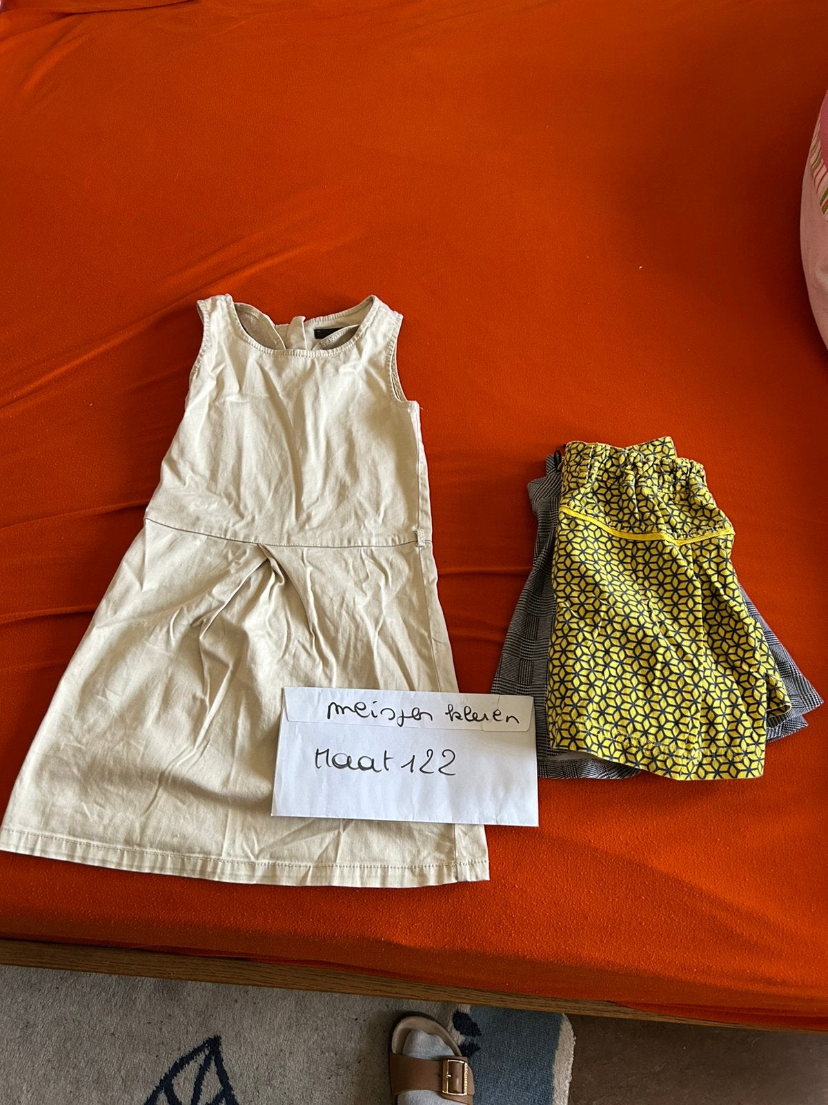 Meisjes kleedje en 2 rokken maat 122, Kinderen en Baby's, Ophalen, Gebruikt, Overige maten