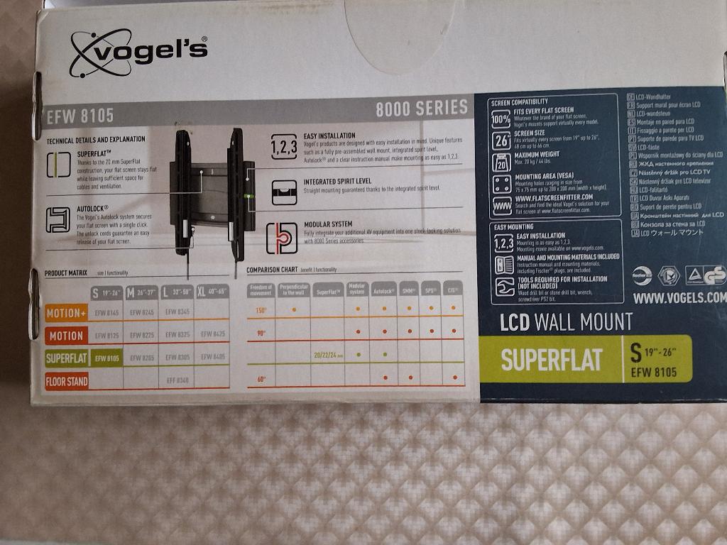 LCD WALL MOUNT VAN VOGEL'S, Ophalen, Nieuw