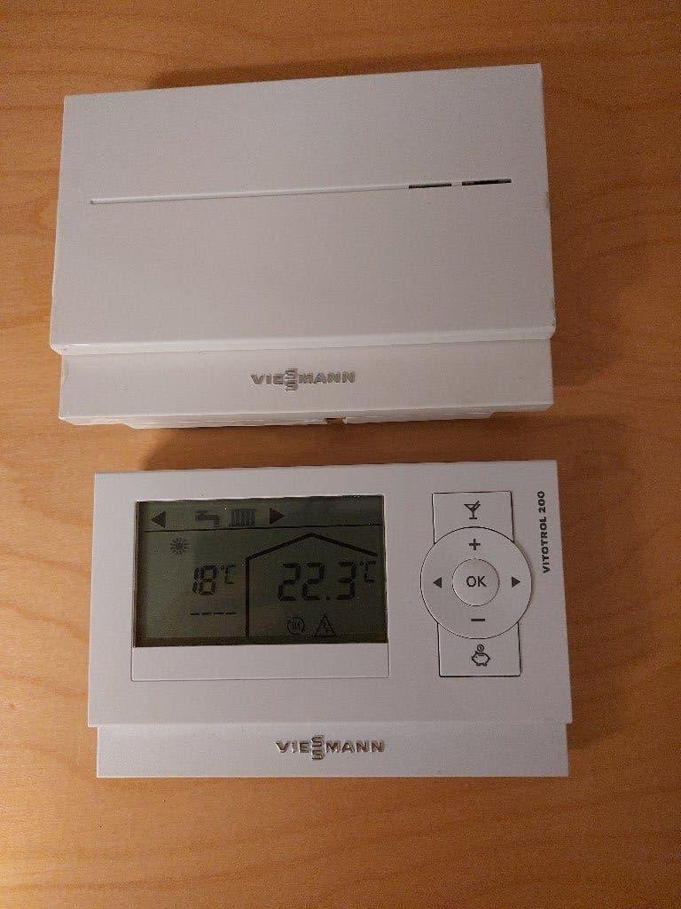 Module commande chaudière Viessmann Vitotrol 200 +base radio, Enlèvement ou Envoi, Comme neuf, Thermostat
