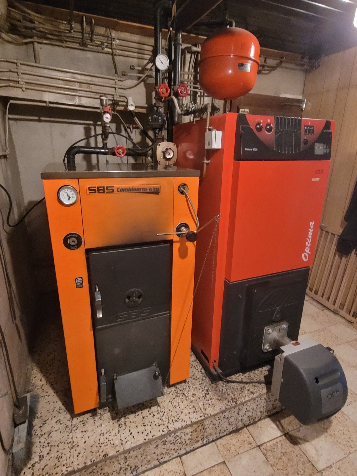 Chaudières bois et mazout, Bricolage & Construction, Chauffage & Radiateurs, Enlèvement, Utilisé, 200 à 500 watts, Chaudière CC ou Chaudière combinée