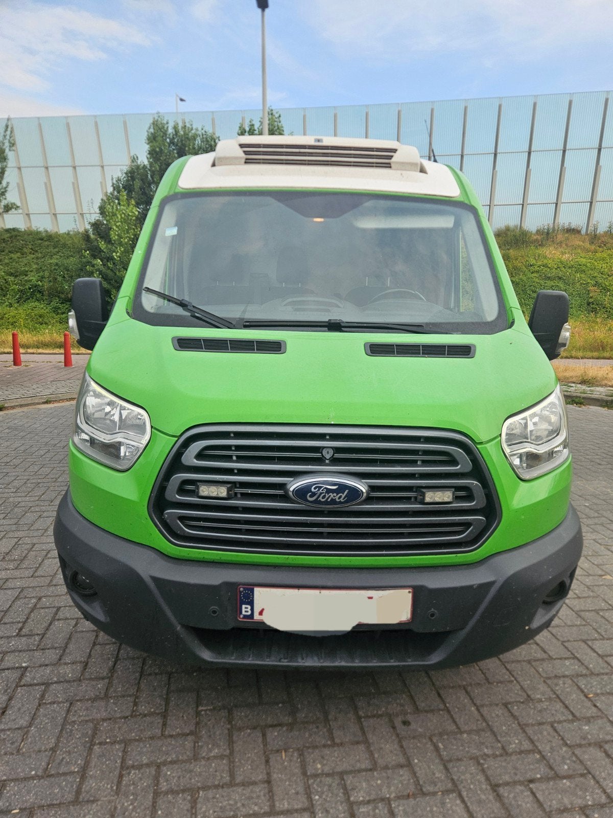Ford transit met frigo,diesel automaat, Auto's, Bestelwagens en Lichte vracht, Automaat, Euro 6, Diesel, Particulier
