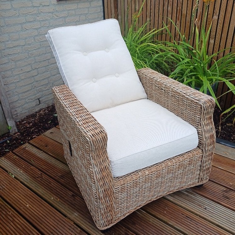 Wicker lounge fauteuil, Enlèvement, Comme neuf