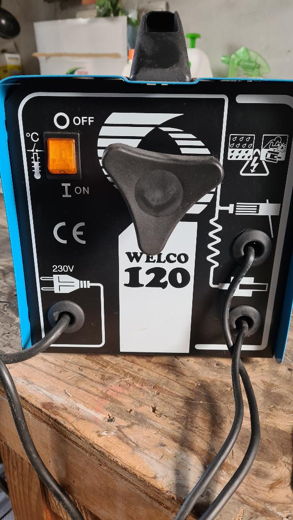 Laspost Welco 120, Ophalen, Zo goed als nieuw, Minder dan 150 ampère, Elektroden