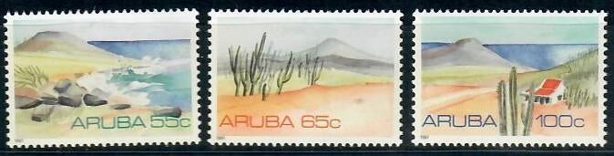 Aruba yvertnrs.: 86/88 postfris, Ophalen of Verzenden, Postfris