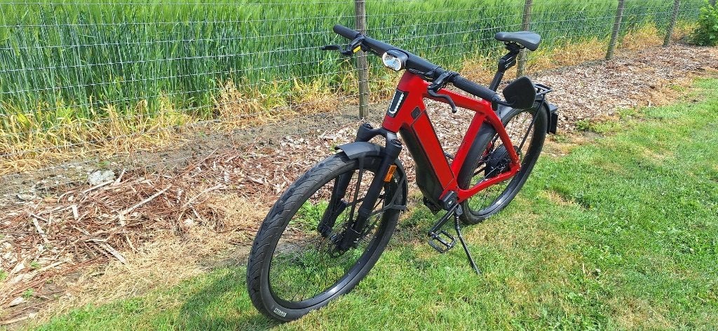 Stromer ST5 -Smartshift- Pinion belt - Verende voorvork, Enlèvement, Utilisé, Stromer