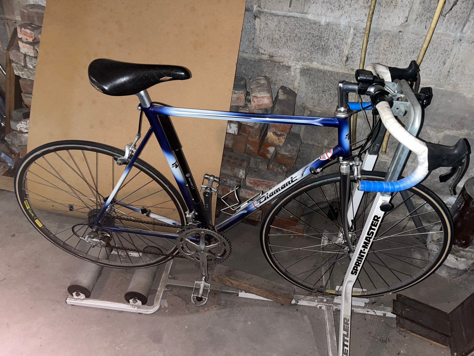 Prachtige vintage Diamant racefiets (Belgisch), Fietsen en Brommers, Fietsen | Racefietsen, Ophalen, Zo goed als nieuw, Staal