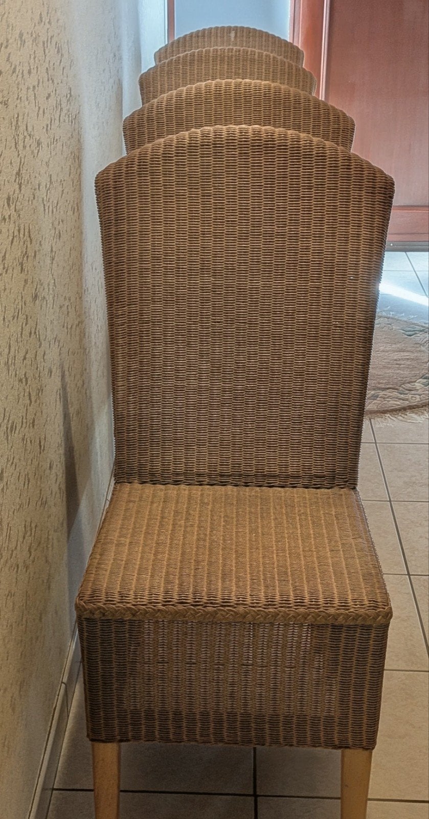 4 loom stoelen, Maison & Meubles, Enlèvement