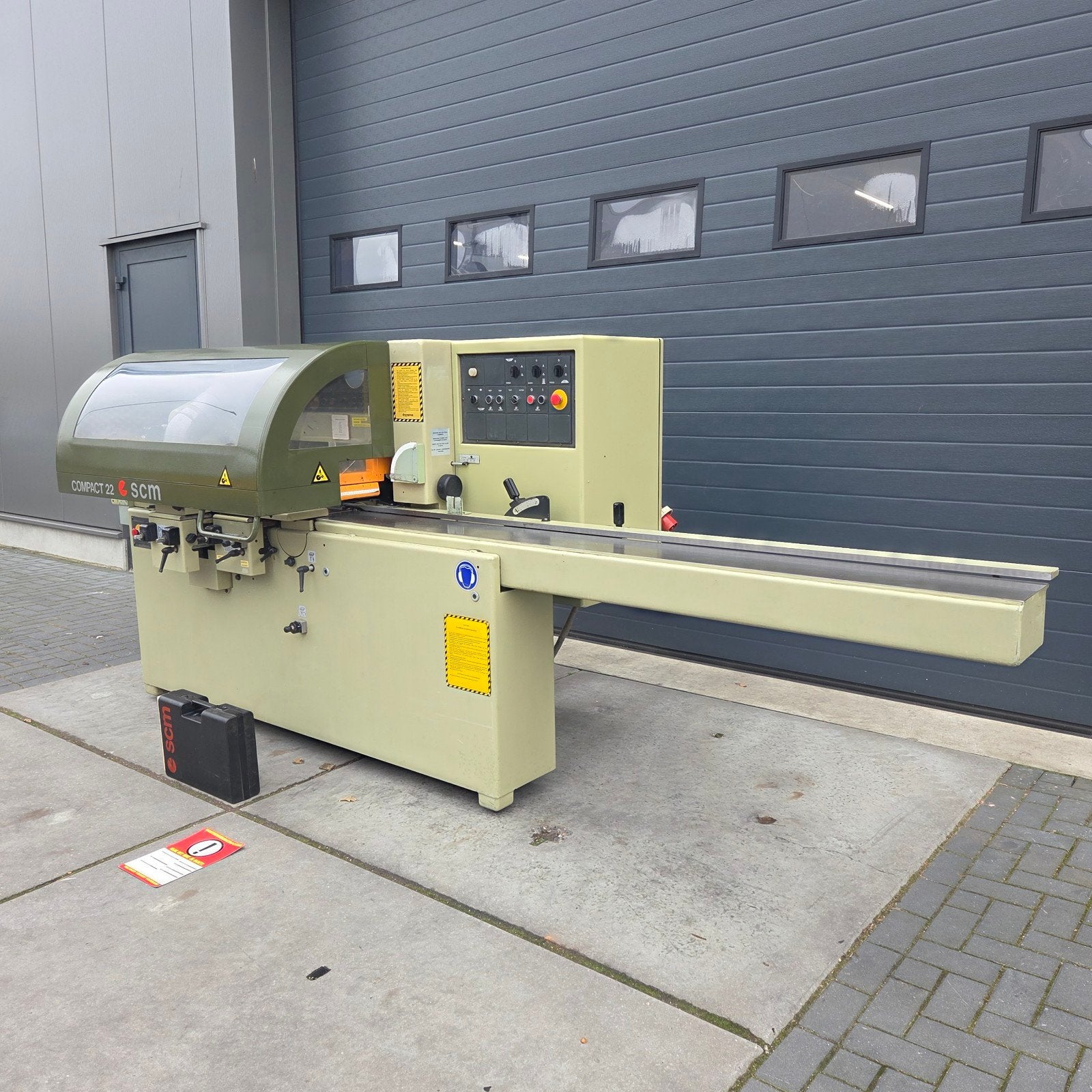 SCM 4zijdige schaafbank compact 22 vol opties met tersa, Enlèvement ou Envoi