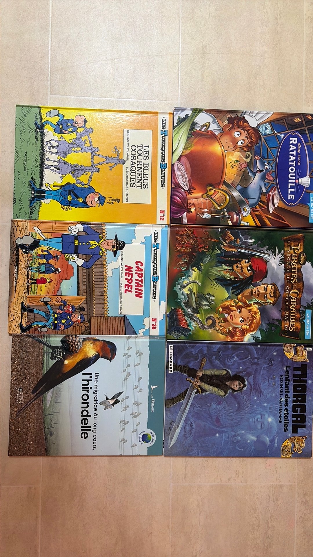 6 livre (4 BD), Enlèvement, Utilisé