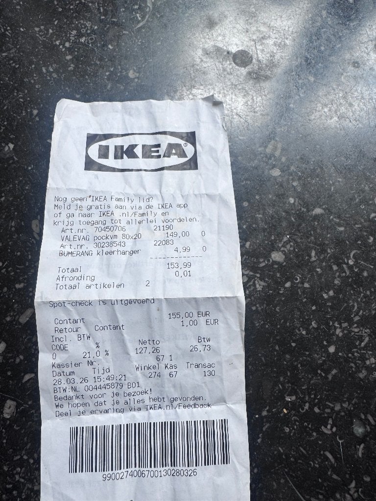 IKEA VALEVÅG pocketveringmatras in formaat 80 x 200 cm., Matelas, 200 cm, Une personne, Comme neuf