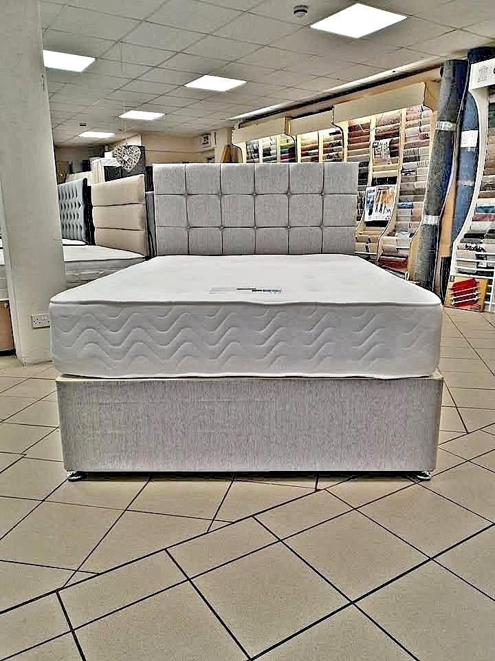 Bed met matras – Cash bij levering, Verzenden, Nieuw, Tweepersoons, Overige kleuren
