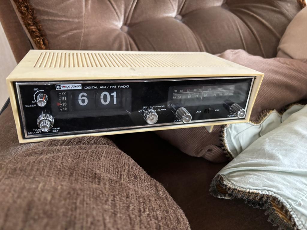 Oude klokradio, Audio, Tv en Foto, Ophalen, Radio