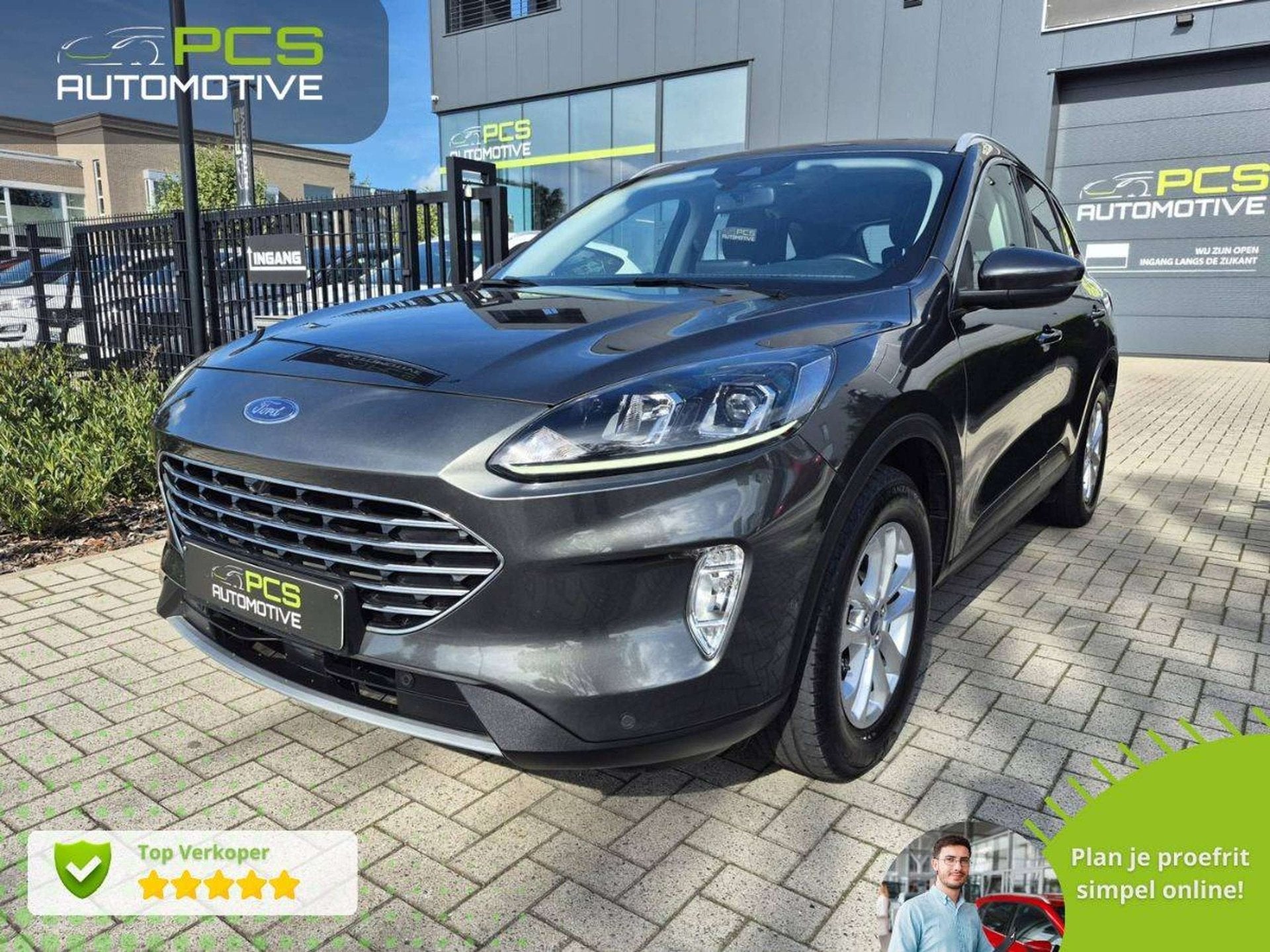 Ford Kuga 1.5 TDCi (EU6d) / 1e Eigenaar / AUTOMAAT, Autos, Argent ou Gris, Achat, Euro 6, Entreprise