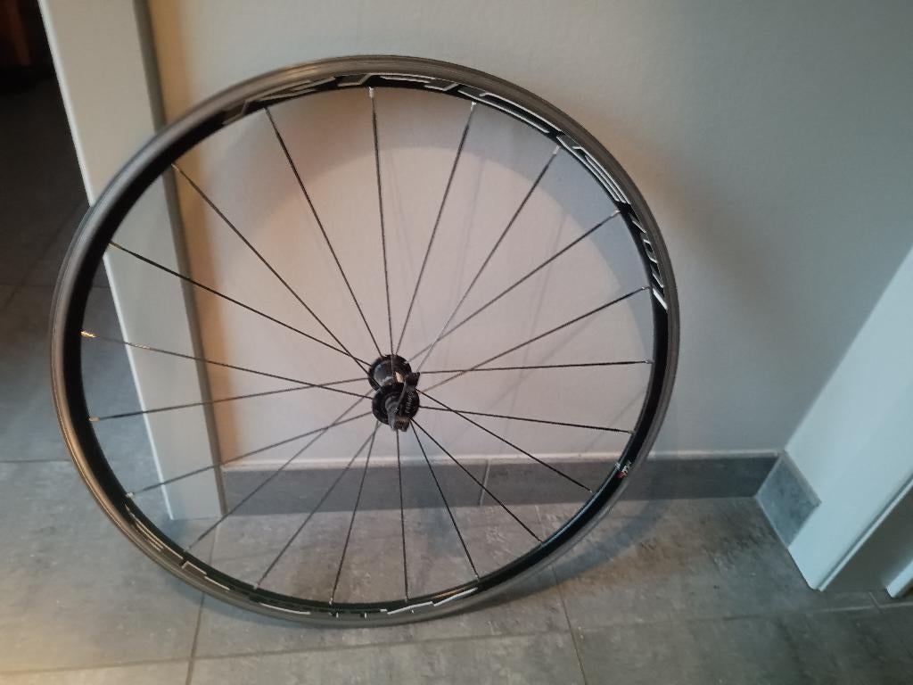 voorwiel koersfiets, Fietsen en Brommers, Fietsonderdelen, Wiel, Gebruikt, Ophalen of Verzenden, Aluminium