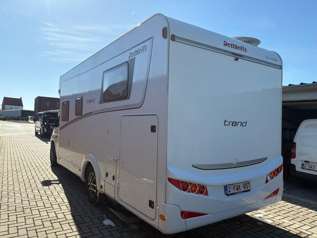 Fiat Dethleffs Trend 7057, Caravans en Kamperen, Mobilhomes, Particulier, tot en met 5, Half-integraal, Dethleffs, Fiat, 7 tot 8 meter